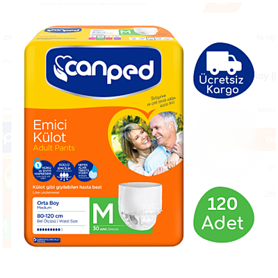 Canped Emici Külot Orta Boy (M) - 120 Adet - 1