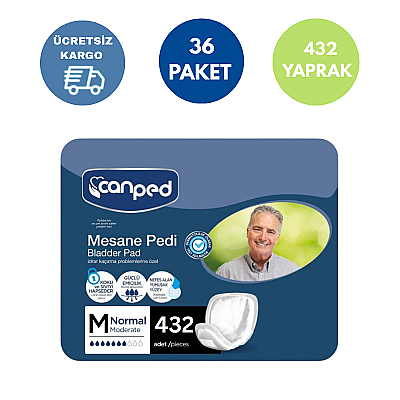 Canped Klasik Erkek M-Orta 432 Adet Mesane Pedi - 1