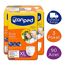 Canped XL 3x30'lu Emici Külot Yetişkin Hasta Bezi - Canped