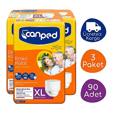 Canped XL 3x30'lu Emici Külot Yetişkin Hasta Bezi - 1