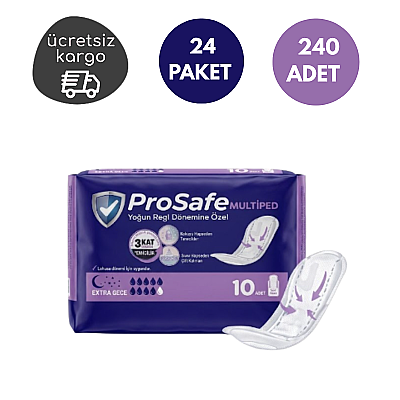 Prosafe Multiped Yoğun Büyük Boy 24x10 Adet Mesane Pedi - 1